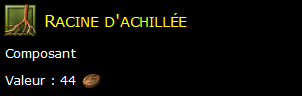 Racine d'achillée