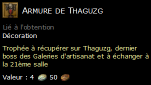 Armure de Thaguzg