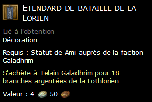 Etendard de bataille de la Lorien