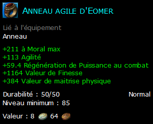 Anneau agile d'Eomer