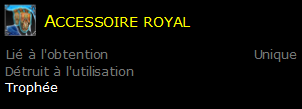 Accessoire royal