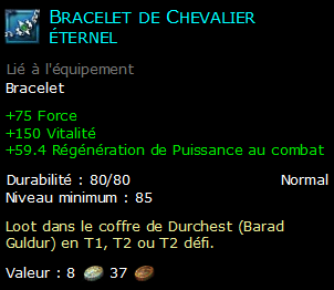 Bracelet de Chevalier éternel