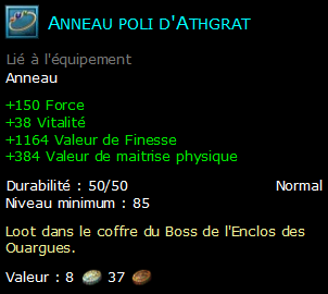 Anneau poli d'Athgrat