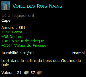 Voile des Rois Nains