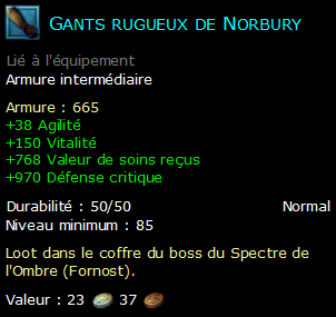 Gants rugueux de Norbury