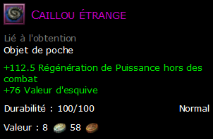 Caillou étrange