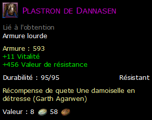 Plastron de Dannasen