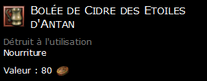 Bolée de Cidre des Etoiles d'Antan