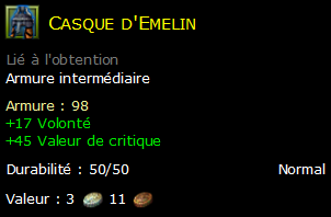 Casque d'Emelin