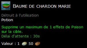 Baume de chardon marie