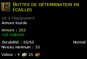 Bottes de détermination en écailles