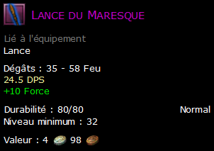 Lance du Maresque