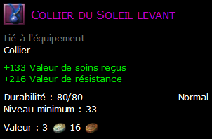 Collier du Soleil levant