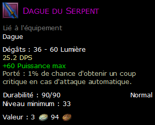 Dague du Serpent