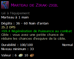 Marteau de Zirak-zigil