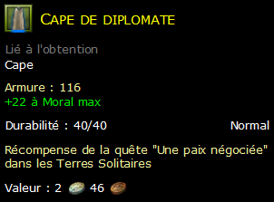 Cape de diplomate