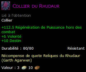 Collier du Rhudaur