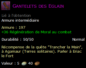 Gantelets des Eglain