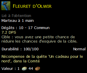 Fleuret d'Olwir