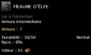 Heaume d'Elfe