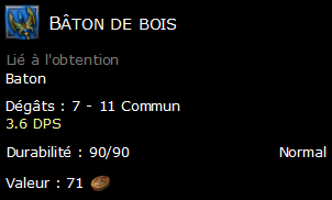 Bâton de bois