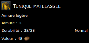 Tunique matelassée