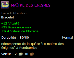 Maître des Enigmes