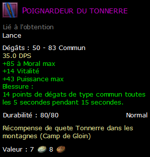 Poignardeur du tonnerre