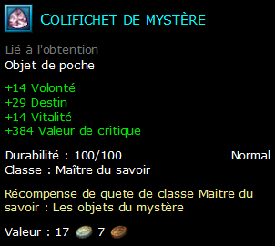 Colifichet de mystère