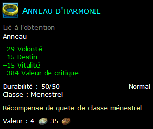 Anneau d'harmonie