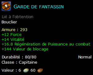 Garde de fantassin