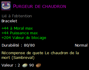 Purgeur de chaudron