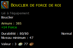 Bouclier de force de roi