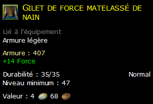 Gilet de force matelassé de nain