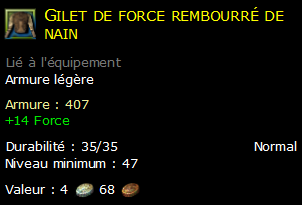 Gilet de force rembourré de nain