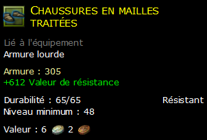 Chaussures en mailles traitées