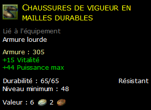 Chaussures de vigueur en mailles durables