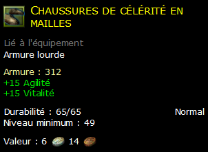 Chaussures de célérité en mailles