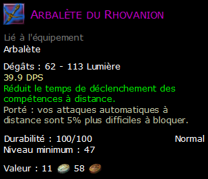 Arbalète du Rhovanion