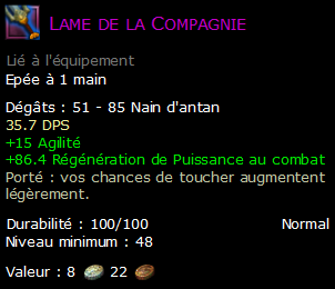 Lame de la Compagnie