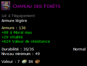 Chapeau des Forêts