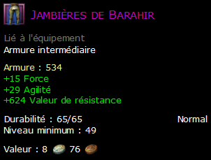 Jambières de Barahir