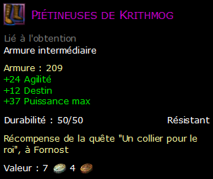 Piétineuses de Krithmog