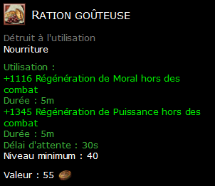 Ration goûteuse