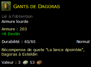 Gants de Dagoras