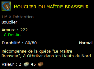 Bouclier du maître brasseur