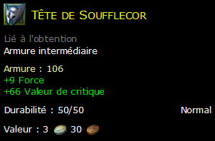 Tête de Soufflecor