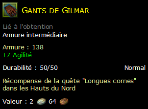 Gants de Gilmar