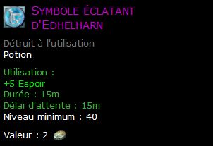 Symbole éclatant d'Edhelharn