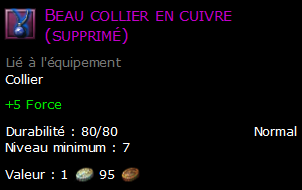 Beau collier en cuivre (supprimé)